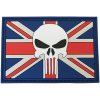 WARAGOD Nášivka 3D UK Punisher 7.5x5cm