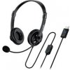 GENIUS sluchátka HS-230U/ USB/ černá
