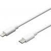 Mobilnet KAB-0199-TYP-LIGHT dátový USB-C/Lightning, 2A, 1m, bílý