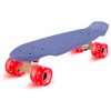 Fun pro Mini Cruiser Skateboard Trickboard PP Board 100kg LED kolieska PU Tvrdosť: 88A (sk_mc_bl_rd)