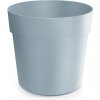 Kvetináč plast sivý Prosperplast 10,9 cm x 10,9 x 10,9 cm