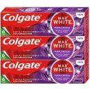 Colgate Max White Purple Reveal bieliaca 3 x 75 ml