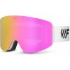 Lyžiarske a snowboardové okuliare VIF SKI & SNB White x Pink