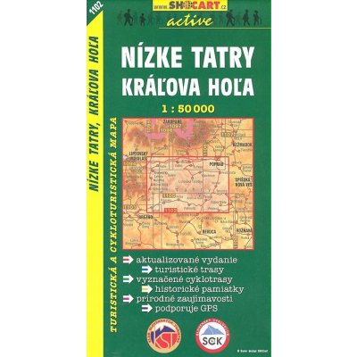 Nízké Tatry, Kráľova Hoľa 1:50 000