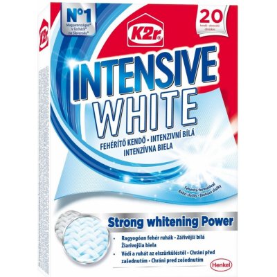 K2r Intensive White pracie obrúsky 20 ks