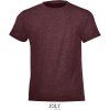 SOL's Collection Tričko Regent Fit Kids, krátký rukáv, dětské COT251183t5582-heather oxb 2 roky Melír oxblood
