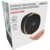 ALPINA Bezdotykový dávkovač mydla automatický čierna / zlatá