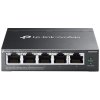 TP-Link OMADA switch ES205GP (5xGbE,4xPoE+,65W, fanless) ES205GP