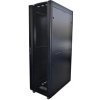 LEXI-Net 19 stojanový rozvaděč 42U 800x1200 rozebiratelný, kolečka, 1000kg, perforované dveře, černý