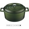 Hrniec LAVA METAL Liatinový hrniec okrúhly 24cm - zelený (LVYTC24K2G)