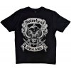 Motörhead Tričko Crossed Swords England Crest Unisex Black S