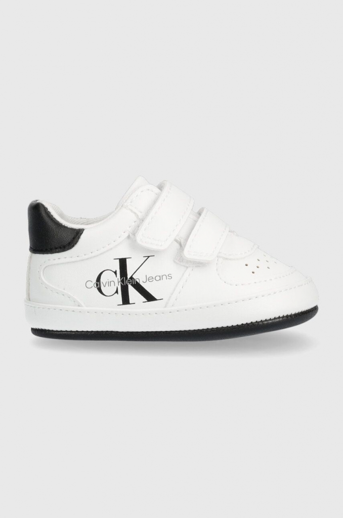 Calvin Klein Jeans topánky pre bábätká biela