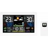 SOLIGHT Meteostanica Solight, extra veľký farebný LCD displej, teplota, vlhkosť, tlak, RCC, nabíjanie cez USB, biela