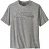 Patagonia Triko Cap Cool Daily Shirt pánské Velikost: XL / Barva (vzor): stratapeaks: feather grey
