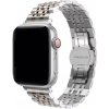 AW Kovový ELEGANCE remienok pre Apple Watch - Rose Gold Veľkosť / Rozteč: 44/45/46/49mm, AW barva Elegance wide: Strieborná-rose gold IR-AWGW-0097