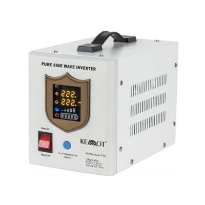 Záložný zdroj PROsinus KEMOT 300W 230V/12V čistá sinus ,biely ,bez batérie URZ3404