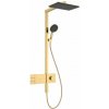 Hansgrohe Raindance Alive Q Sprchový set s termostatom, 21x34 cm, 3 prúdy, EcoSmart, leštený vzhľad zlata 24591990-HG