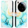 VSETKONAMOBIL 104365 ART MARBLE Peňaženkový kryt pre Xiaomi 15 Ultra GREEN
