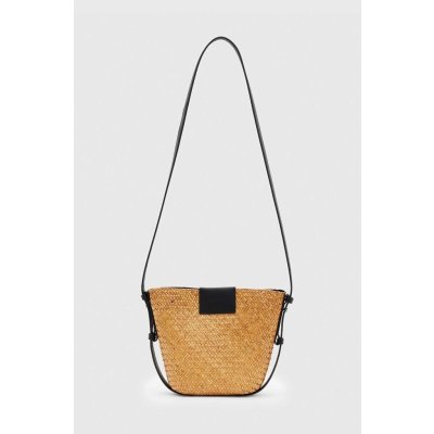 AllSaints kabelka EBRO STRAW CROSSBODY žltá WB581Y