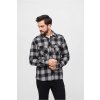Brandit checked shirt bílo/čierna