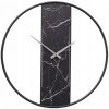 NÁSTENNÝ HODINOVÝ STROJČEK ČIERNY, MINIMALISTICKÝ, SIYAH, PRIEMER 62 CM, NA BATÉRIE