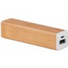 Powerbank s kapacitou 2200mAh, bambusová