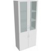 Policová skriňa Strong, 80x192x40 cm, biela/biela