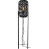 Lucide HERMINE Floorlamp E27/40W Black Rotan 03741/01/30