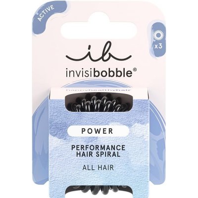 invisibobble Power gumičky do vlasov True Black 3 ks
