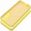 Kryt Case Silicone 2mm Samsung Galaxy S25 Edge s MagSafe Lemon