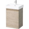 Laufen Pro S - Umývadlová skrinka s dvierkami, 42x32x58 cm, pánty vľavo, svetlý dub H4833010964791
