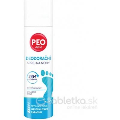 Astrid PEO Foot Deodorant osvěžující a chladivý deodorant na nohy 150 ml