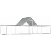 vidaXL Kurín 6x2x2 m, pozinkovaná oceľ 144562