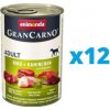 ANIMONDA GranCarno hovädzie s králikom a bylinkami 12 x 800 g