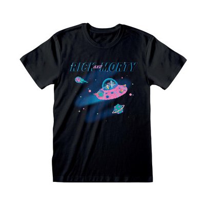 Pánské tričko Rick And Morty: In Space (L) černá bavlna