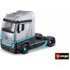 Bburago kamión Mercedes-Benz Actros strieborná 1:43