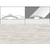 Prechodové lišty A03 - SAMOLEPIACE šírka 3 x výška 0,5 x dĺžka 270 cm - dub wanilia