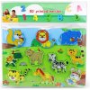 Drevené puzzle zvieratká 30 × 21 cm