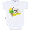Body s potlačou New Baby MY FIRST SWEET Summer zelené 50
