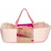 Nosič pre bábiky košík ružový KOLEKCIA POMEA