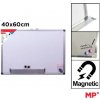 Biela magnetická tabuľa, PT307, 40x60cm, hliníkový rám