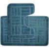 Kúpeľňové predložky set 2 kusov Castor petrolejové EMI