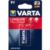 VARTA Longlife Max Power 9V 550mAh 1ks 04722