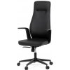 AUTRONIC Kancelárske kreslo KA-T8325 BK, čierna ekokoža
