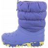 Crocs detské snehové topánky fialové veľkosť 24