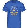 E190 Tričko - Nápis - Save Water Drink Beer - Blu reale - XXL - Pánske