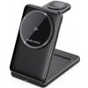 Mobile Origin 3in1 Foldable Qi2 Charger PW8 čierna / Bezdrôtová nabíjačka (MO-FCH-PW8-BLK)