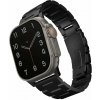 Remienok Uniq Osta článkový oceľový pre Apple Watch 49/45/44/42mm, Midnight (Black) (UNIQ-49MM-OSTABLK)