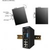 Planet switch IGS-801T, průmysl.verze 8x10/100/1000, DIN, IP30, -40 až 75°C, 12-48V