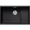 Blanco Subline 700 U level Granitový drez - Čierna